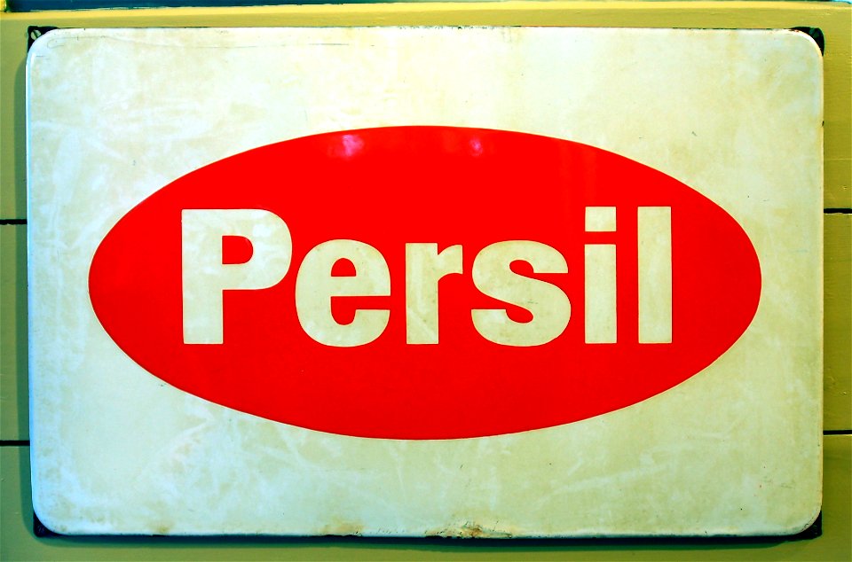 Persil emaille reclamebord