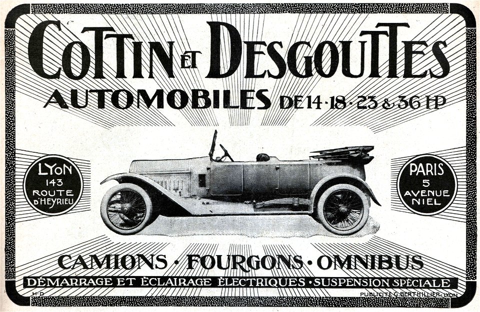 No 3905 Annonces 3, Cottin et Desgouttes