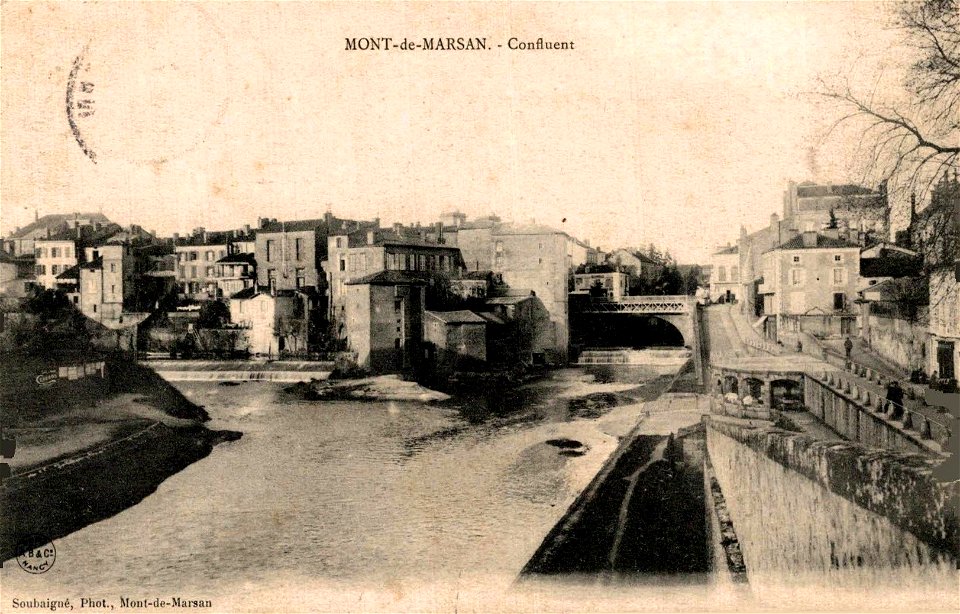 Mont-de-Marsan - Le Midou et la Douze - confluent 4