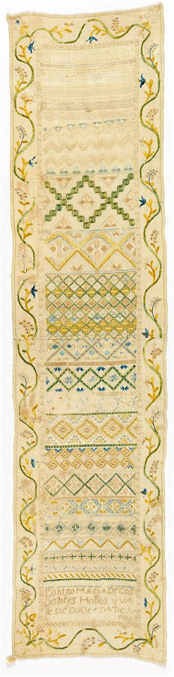 Maria De Cos - Sampler - Google Art Project