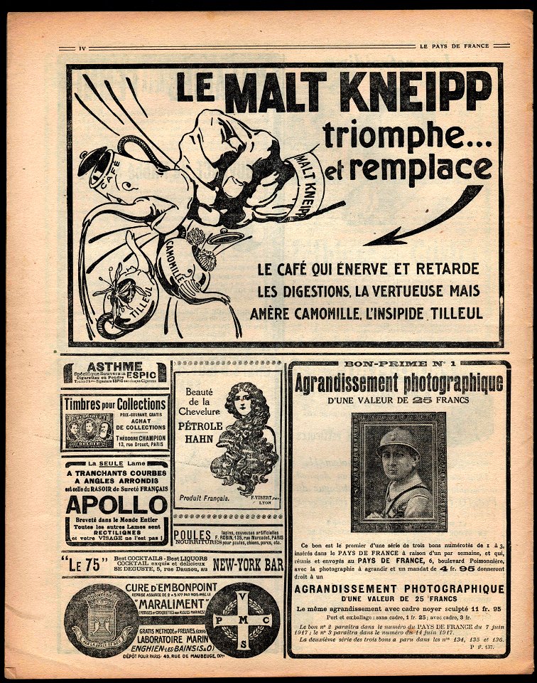 Le Pays de France, No 137, scan18, annonce4