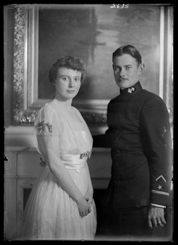 Margaret Carnegie and Roswell Miller 1918 - Genthe