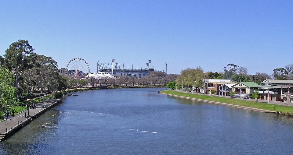 Yarra River in Melbourne, Victoria, Australia landscape photo