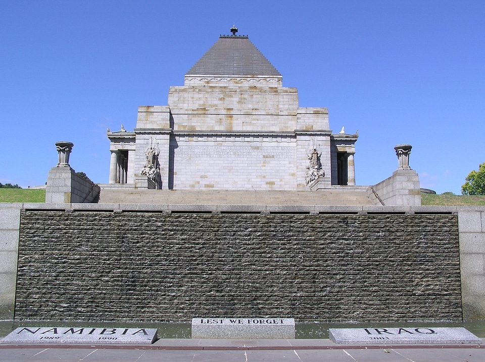 Melbourne Shrine in Victoria, Australia