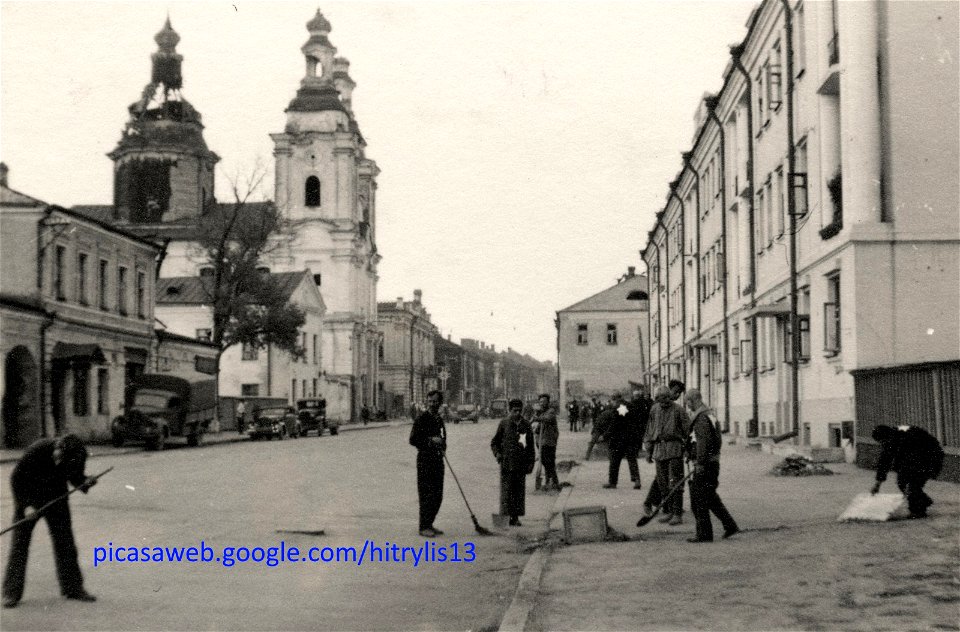 Mahiloŭ, Škłoŭskaja-Teatralny. Магілёў, Шклоўская-Тэатральны (29.07.1941)