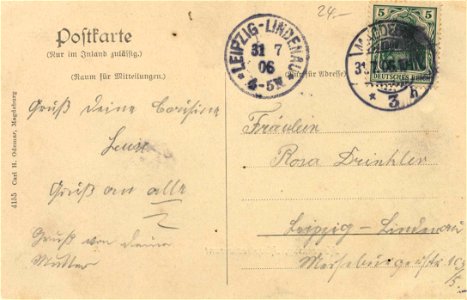 Magdeburg, Sachsen-Anhalt - Herrenkrug, Hauptrestaurant (back) (Zeno Ansichtskarten)