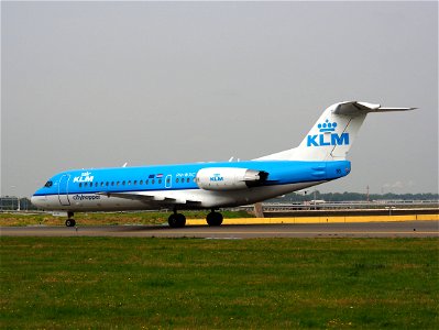 PH-WXC KLM Cityhopper Fokker F70 - cn 11574 14july2013 taxiing pic6 photo