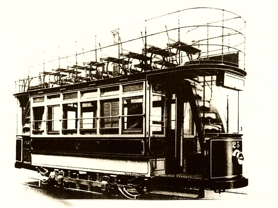 Malta Tramways - Car No. 23 built in 1909 by the United Electric Car Company, Preston