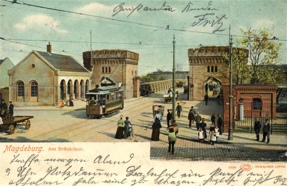 Magdeburg, Sachsen-Anhalt - Brückentor (Zeno Ansichtskarten)