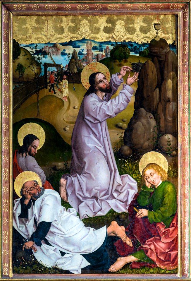 Maria Laach Kirche Flügelaltar Ölberg 02