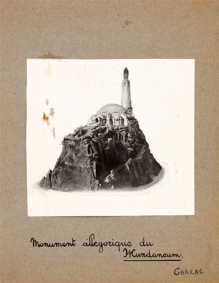 Monument allégorique du Mundaneum par Garras 03