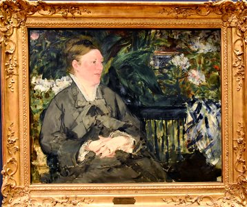 Manet, Madame Manet in the Conservatory, 1879, National Gallery, Oslo (2) (36069252560) photo