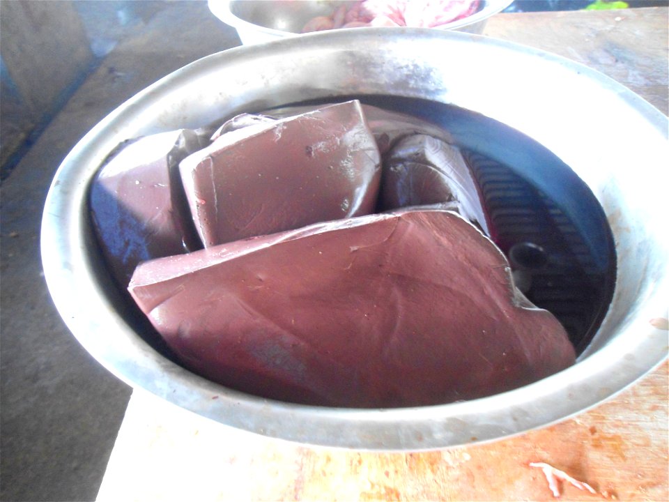 Pig blood curd - 02