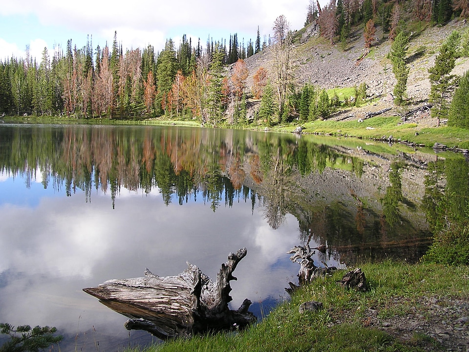 White Goat Lake landscape in Idaho