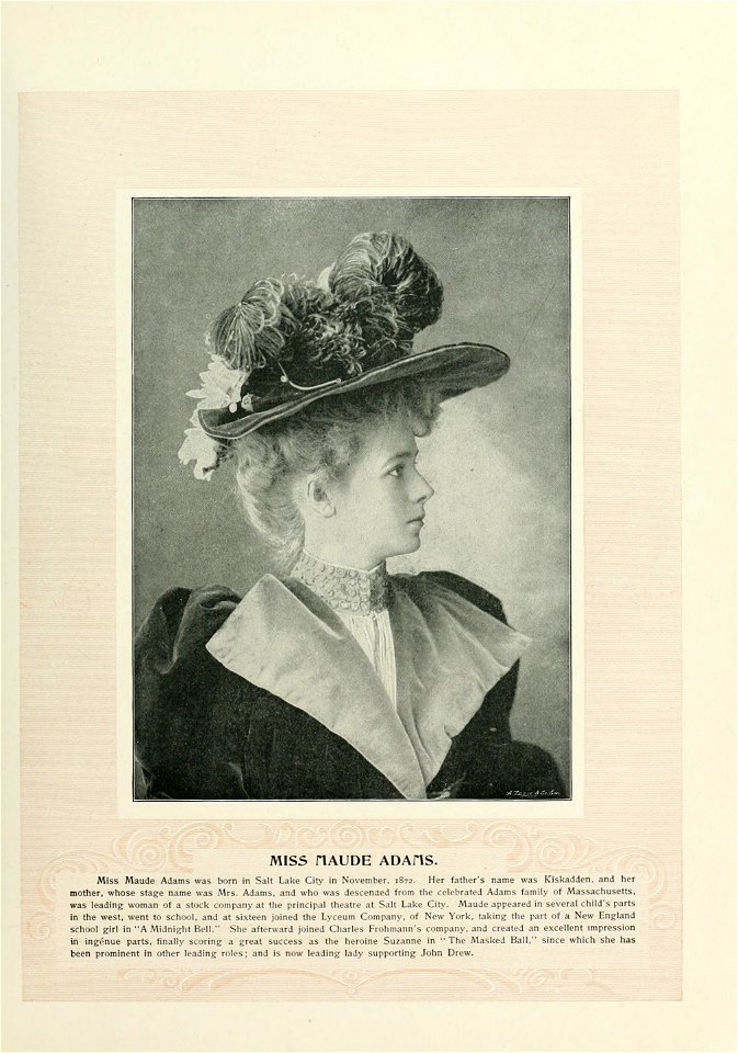 Marie Burroughs Art Portfolio 078 - Maude Adams