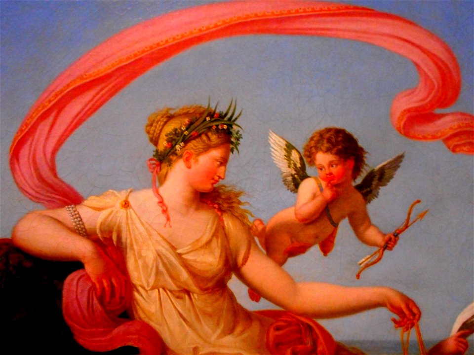 Detail of the Galatea's triumph by Élie Honoré Montagny (Paris between 1805-1864) - Naples, Royal Palace (31089834828)