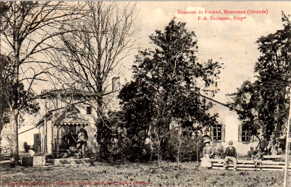 Montussan domaine de Ferrand 1908