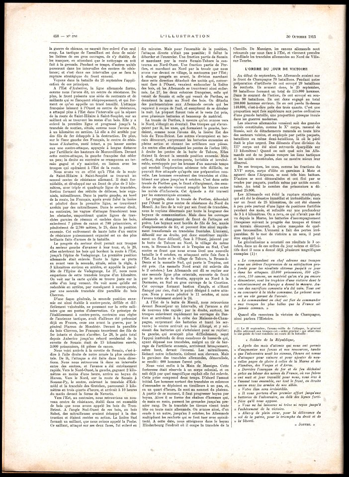 No 3791, 30 Octobre 1915, Page 458