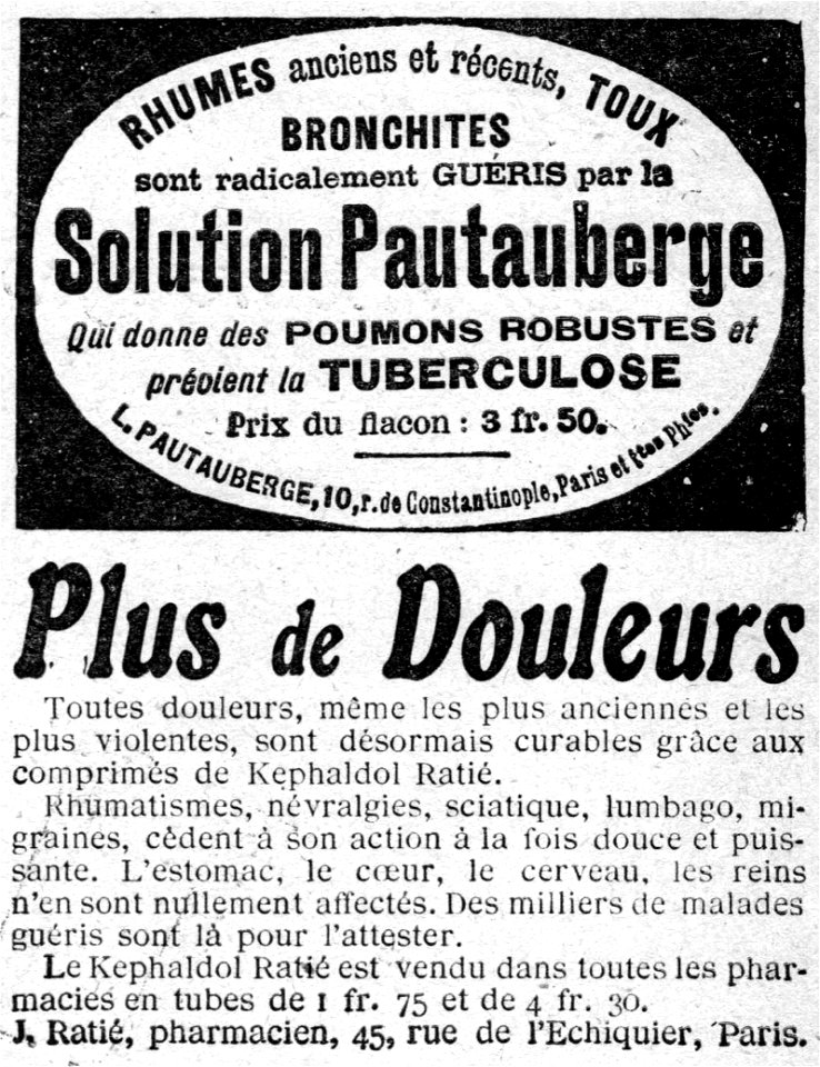 No 3791, 30 Octobre 1915, Dolution Pautauberge