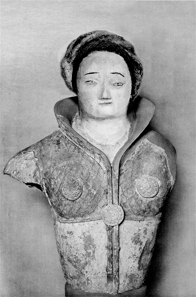 Man in armour, Cave of the Statues, Kizil (alternative head)