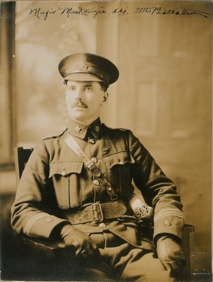 Major McKenzie, Adj 25th Battalion (HS85-10-30085)