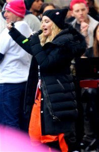 Madonna at Women's March in Washington (cropped)2 photo