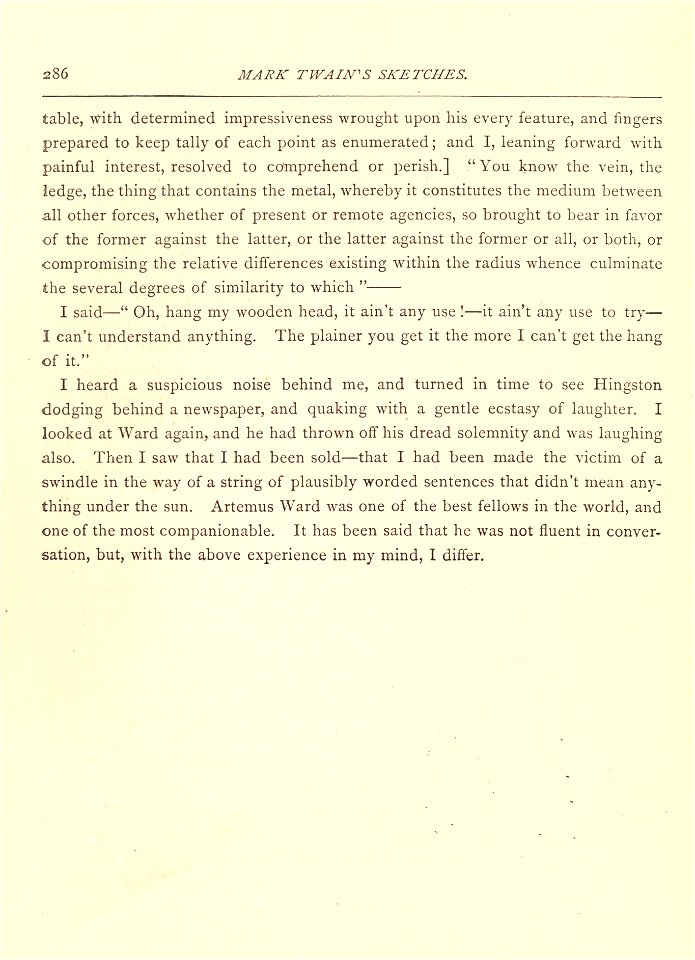 Mark Twain's Sketches, New and Old, p. 286 photo