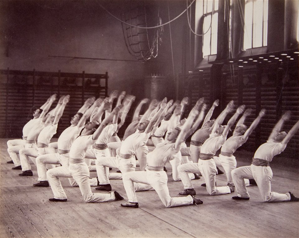 Linggymnastik Stockholm ca 1892-1893, gih0112