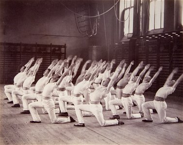 Linggymnastik Stockholm ca 1892-1893, gih0112