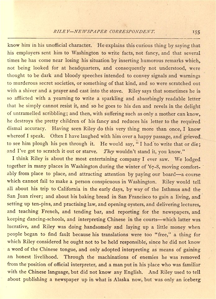 Mark Twain's Sketches, New and Old, p. 155 photo