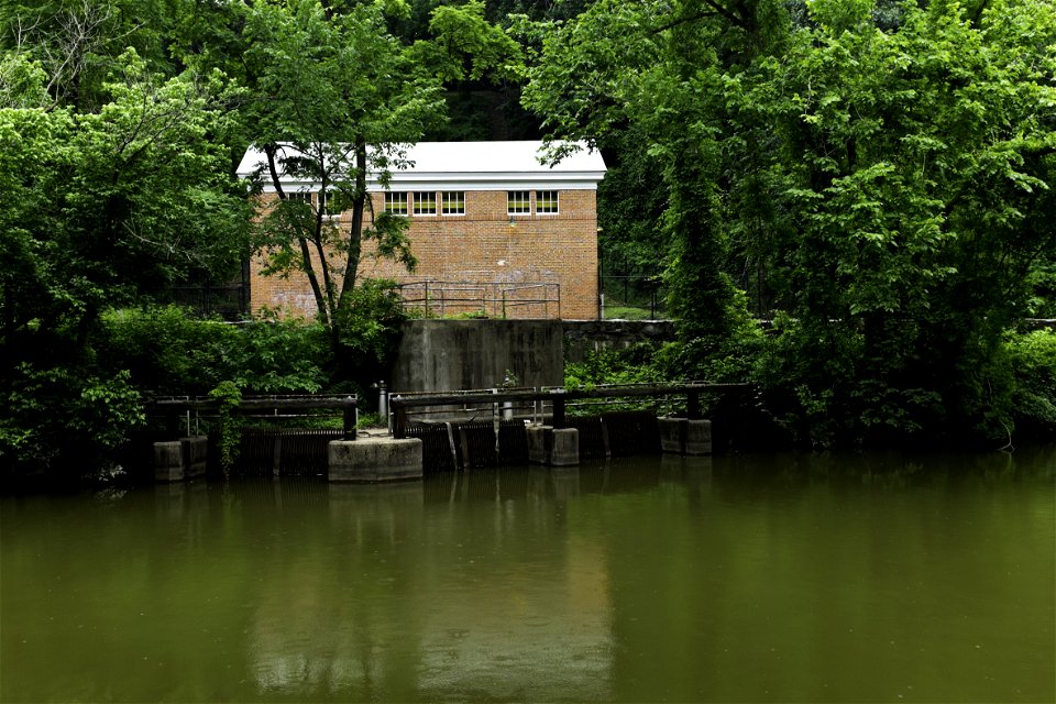 Hydroelectric Plant on Canal on 4 mile level