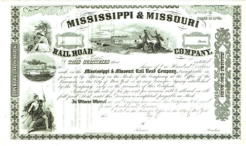 Mississippi & Missouri RR 18xx photo