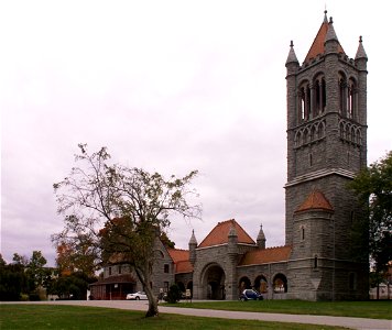 Penn Avenue Entrance Buildings, Allegheny Cemetery, Pittsburgh 02 photo