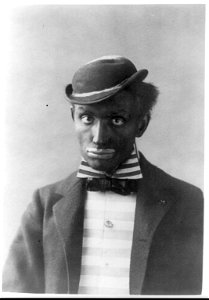Man in blackface as minstrel LCCN2001703945 photo