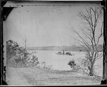 Monitor in front of Aiken's Landing, James River, Virginia (4166130887)