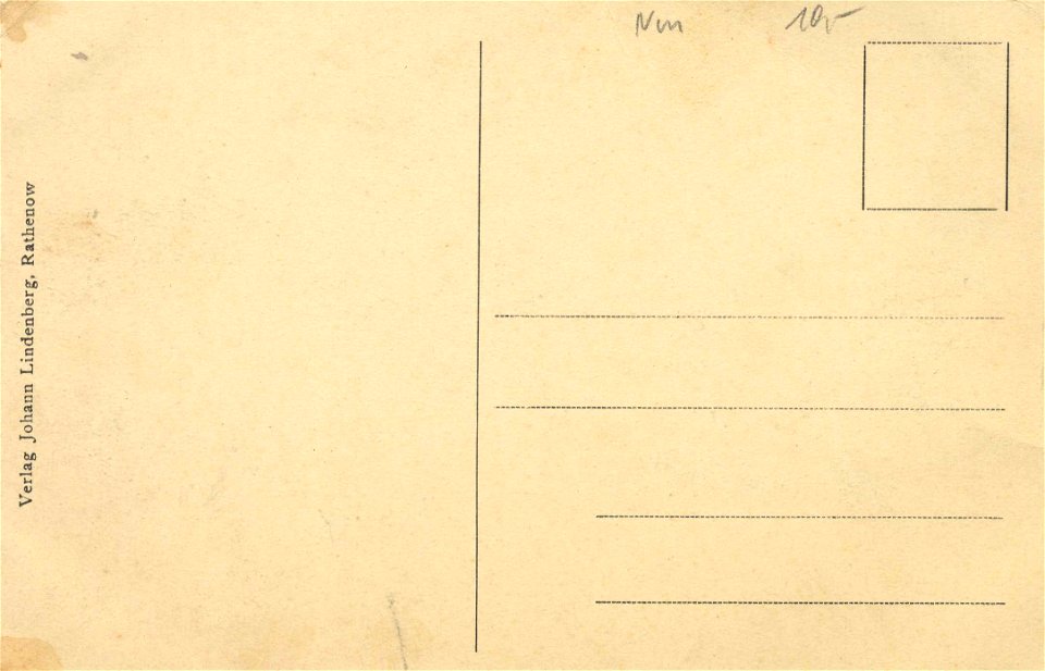 Mohrin N. M., Ostbrandenburg - Stadtansicht (back) (Zeno Ansichtskarten)