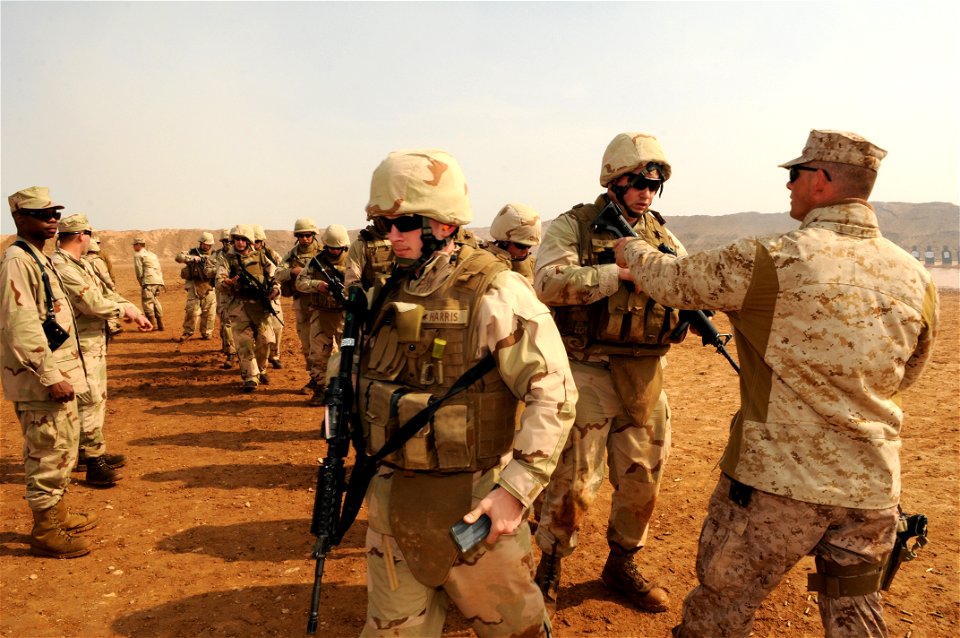 NMCB-11 battlesight zero on Camp Leatherneck 120219-N-UH337-050
