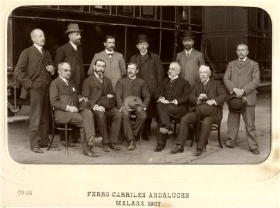 Malaga, Ferrocarriles Andaluces (J David, 1907) - 3