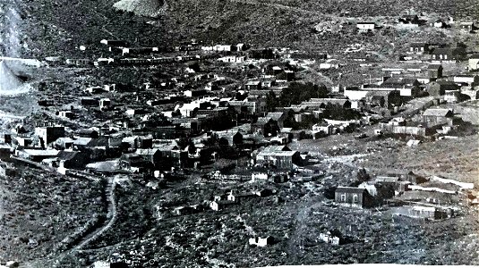 Mining town, Delamar Nevada 1890s
