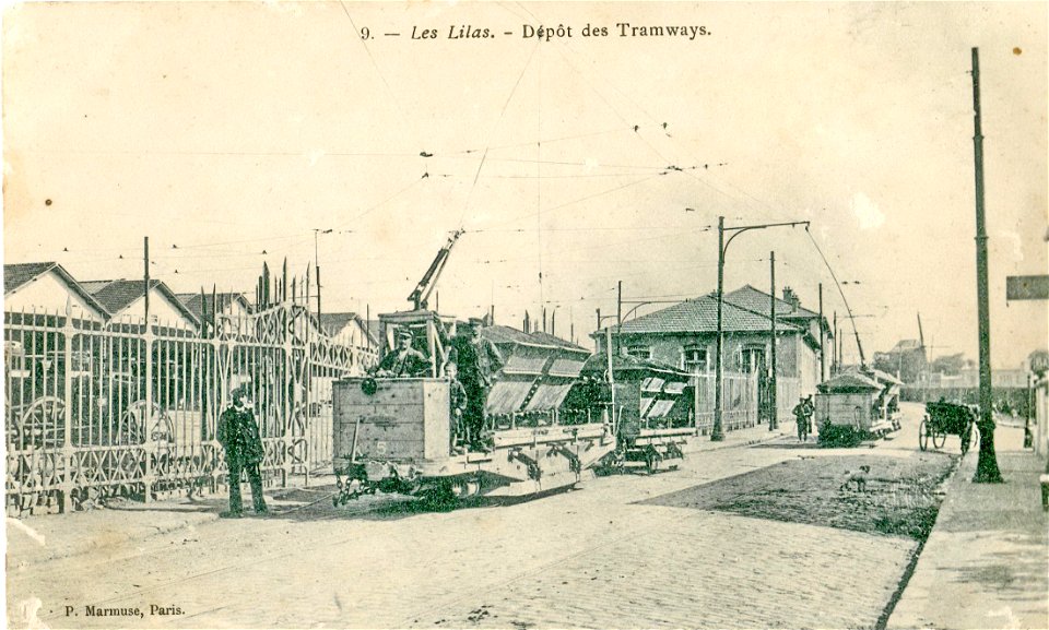Marmuse - Les Lilas - Dépôt des Tramways