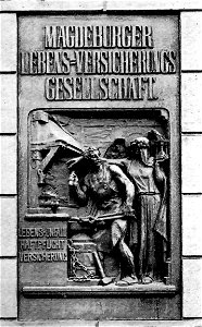 Magdeburg Magdeburger Lebens-Versicherungs-Gesellschaft rechte Tafel