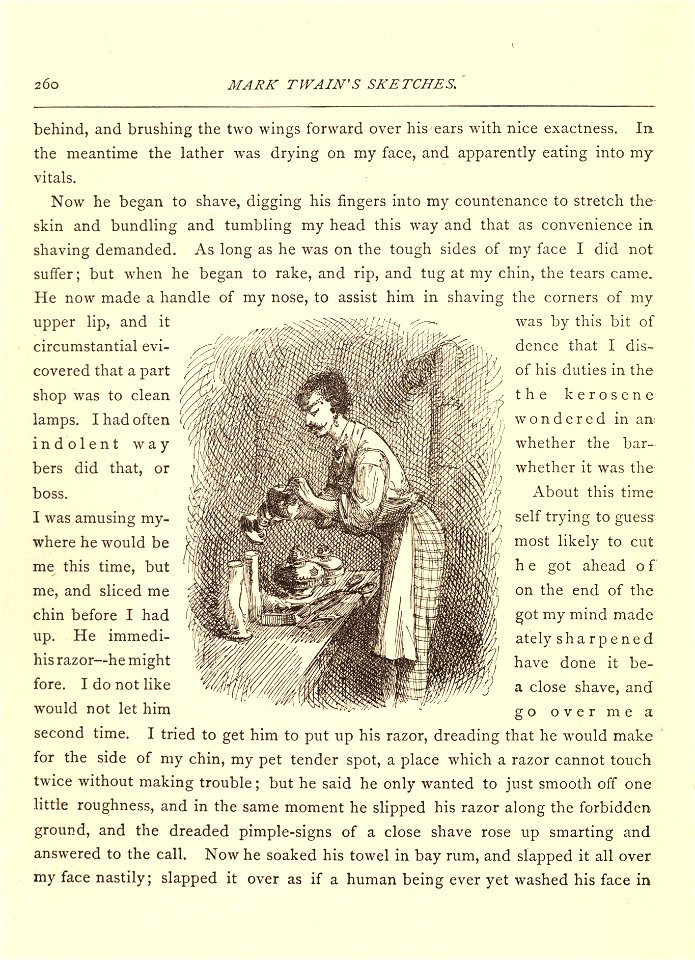 Mark Twain's Sketches, New and Old, p. 260 photo