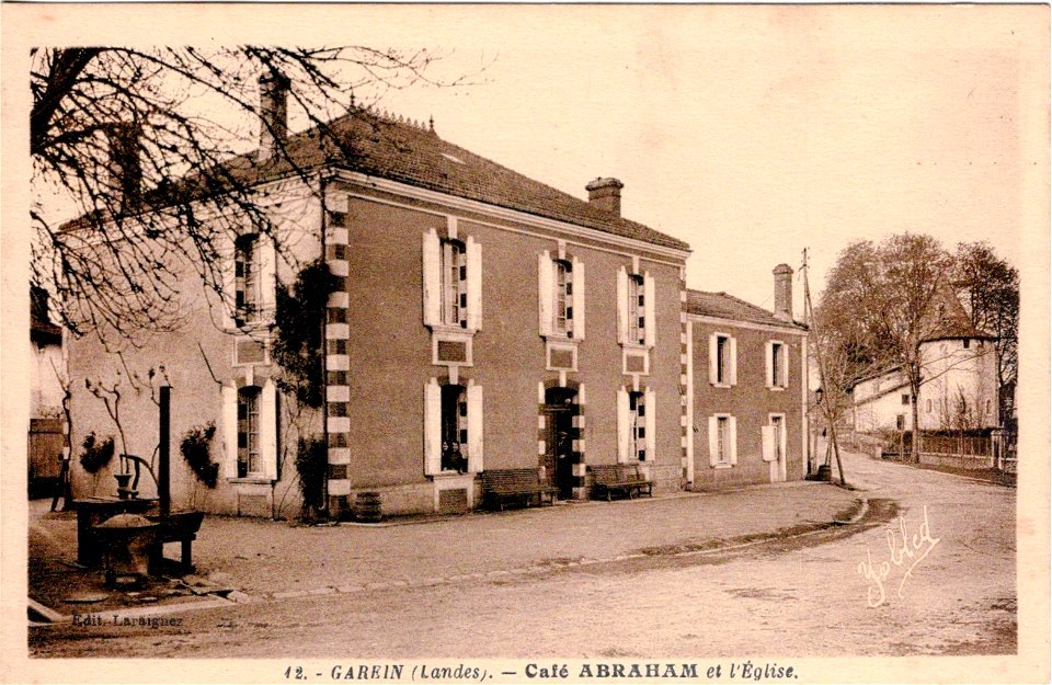 Garein (Landes) - Café Abraham