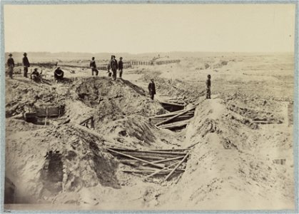 Fort Mahone (Confederate) in front of Petersburg, Va LCCN2012646280 photo