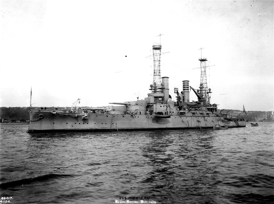 Photograph of the Battleship USS Michigan - NARA - 19-N-13573