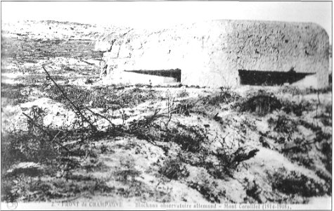 Mont Cornillet blockhaus allemand