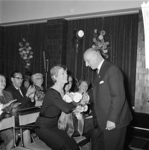 TV-prijs 1962, mevrouw Van Iersel en heer Houben, Bestanddeelnr 914-3672 photo