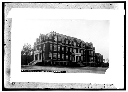 Marist Seminary, Catholic Univ., Brookland, D.(C.), east view LCCN2016820707 photo