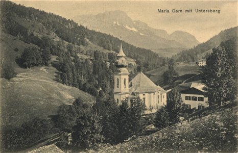 Maria Gern, Bayern - Stadtansicht mit Untersberg (Zeno Ansichtskarten) photo