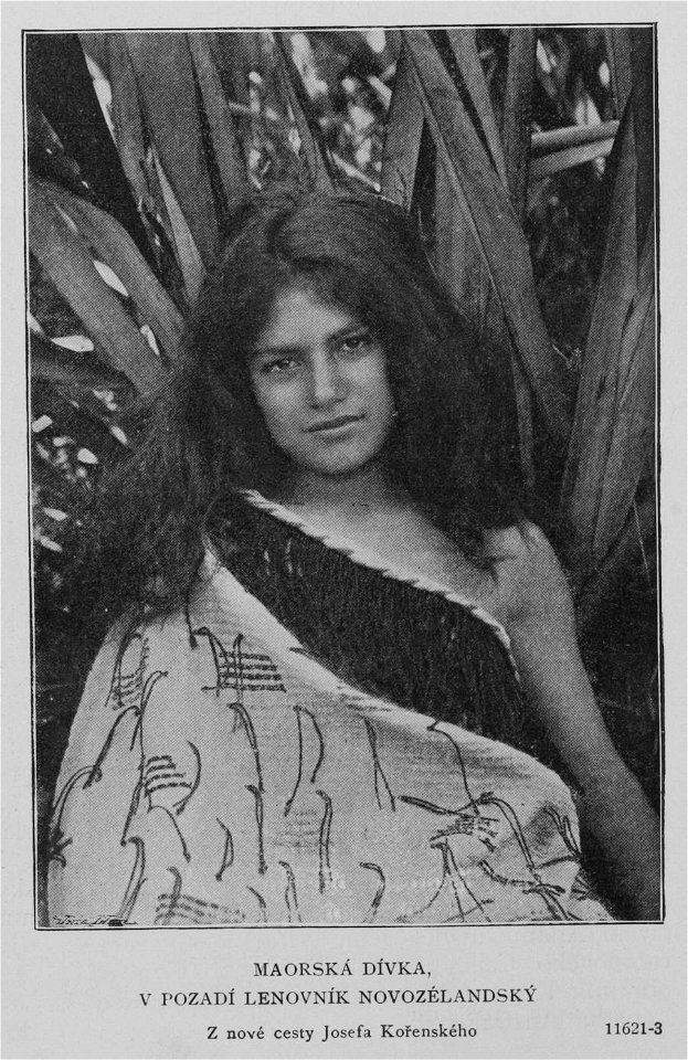 Maori girl 1901 Korensky